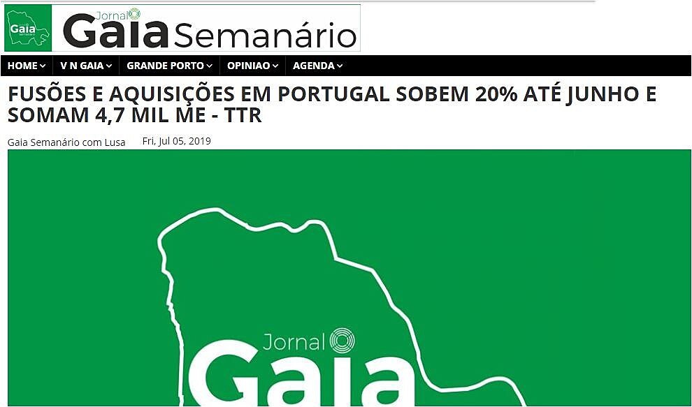 Fuses e aquisies em Portugal sobem 20% at junho e somam 4,7 mil ME
